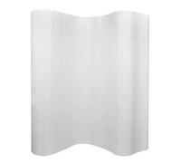 Cloison de séparation - LV.LIFE - Bambou Blanc - 250 x 165 cm - Écran d'intimité - Design contemporain