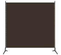 vidaXL Cloison de séparation tissu 175 x 180 cm Marron G