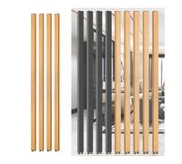 Cloison De Séparation Métallique du Sol Au Plafond 1 Pièce avec Grille Colonne Réglable en Hauteur, Adaptée Aux Salles Bains, Salons Et Entrées(Color 3,210cm/82.67in/6.88ft)