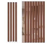 Cloison De Séparation Métallique du Sol Au Plafond 1 Pièce avec Grille Colonne Réglable en Hauteur, Adaptée Aux Salles Bains, Salons Et Entrées(Color 1,210cm/82.67in/6.88ft)