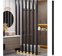 Cloison de séparation moderne autonome pour bureau, studio, enfants, animaux domestiques - Noir et blanc Hauteur murale extensible 2,38 m 2,29 m 2,22 m 2,13 m - Séparateur d'espace élégant