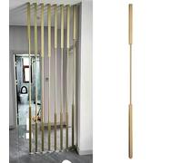 Cloison de séparation moderne du sol au plafond avec cadre en métal - Brise-vue élégant pour la maison, le bureau et l'espace de vie - Cloison murale polyvalente pour une meilleure intimité et un