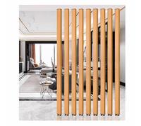 Cloison de séparation murale à lattes de 154,9 cm de hauteur pour salle de bain, garderie, studio, appartement 4