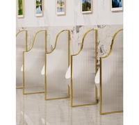 Cloison de séparation murale en verre trempé pour urinoir - Panneau d'intimité pour toilettes commerciales - Séparateur d'intimité durable pour salle de bain