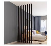 Cloison de séparation murale moderne en bois - Séparateur vertical pour la maison et le bureau, design amovible du sol au plafond pour une gestion élégante de l'espace