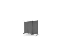 VEVOR Paravent multifonctionnel 3 panneaux - Cloison autoportante 260×184 cm - Gris