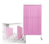 Cloison De Séparation Pliable De 1,80 M De Haut, Paravent Médical À Roulettes, Clôture Temporaire Pour Clinique/patient/salle D'examen, Cadre En Fer Pliable(C,2-panel)