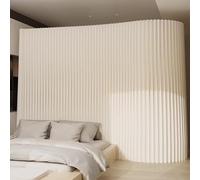 Cloison de séparation Pliable et Mobile - Paravent en Papier pour préserver l'intimité des Bureaux et Restaurants, 3 x 1,8 m (9,8 x 5,9 pi) - Solutions pour optimiser l'espace et préserver l