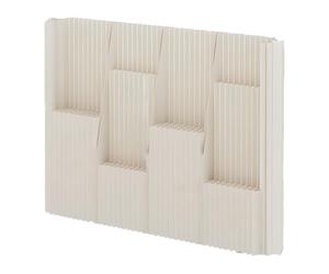 Cloison de séparation Portable et Moderne avec étagère de Rangement, légère, en Papier, idéale pour Un Studio à Domicile ou Un Espace de Loisirs, 3 x 2,2 m (9,84 x 7,21 pi) - Solution de sép