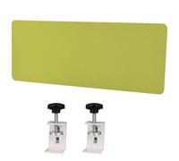 Cloison de séparation portable pour bureau, Panneau de modestie sous le bureau, 60 cm haut, blocs montage à pince, vue multicolore, 23 47 pouces(Green,Length 30 inch)