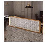 Cloison de séparation pour Salle à Manger, écran de Cuisine en Verre à Motifs en Relief, Demi-muret de comptoir pour Une Semi-intimité, idéal pour Une Gestion Efficace de l'espace.