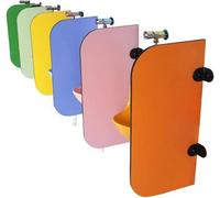 Cloison de séparation pour urinoir, protection supplémentaire et intimité, pour toilettes, écoles, jardins d'enfants, centres commerciaux, lieux publics, 1 pièce (couleur : orange, taille : 40 x 60 cm
