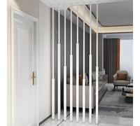 Cloison de séparation réglable en métal - Brise-vue pour séparation du sol au plafond dans les chambres et les salons