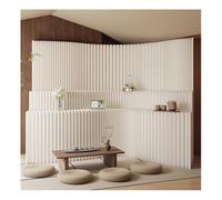 Cloison de Séparation Retractable Paper Room Divider Folding Privacy Screen, Blackout Sound Reducing Storage Display Rack Paper Wall for Home Office Restaurant(3x1.8m/9.84x5.9ft)