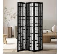 Cloison de Séparation-VEVOR-Paravent Japonais à 3 Panneaux-Paravent de Confidentialité Pliable en Bois pour Intérieur