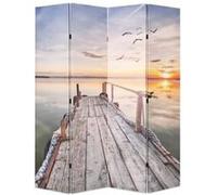 vidaXL Cloison de séparation pliable 160 x 170 cm Lac