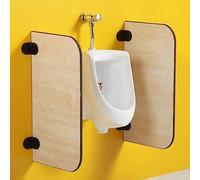 Cloison De Toilette Pour Écran D'urinoir, Séparateur d'urinoir pour écran de séparation de toilette, écran de confidentialité pour urinoir pour homme mural, cloison d'urinoir étanche pour hôtel ( Colo