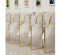 CHBGLNTY Cloison de Toilettes publiques pour Hommes pour hôtel, cloison de Toilette pour écran d'urinoir, cloison en Verre trempé, cloison de Toilette pour écran d'urinoir Mural, écran de confidentia