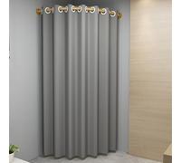 Cloison de vestiaire autoportante portable en forme de C pour les magasins de vêtements, les centres commerciaux et la confidentialité des coulisses