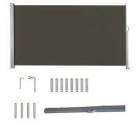 Cloison D'écran De Clôture,Écran De Confidentialité Pare-Soleil | Revêtement Imperméable,Conception Inclinable Et Traction Latérale,Cadre En Fer,For Patios(Dark Gray,2x5m/7x16ft)