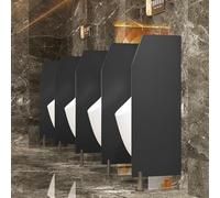 Cloison d'urinoir avec fixations en acier inoxydable, panneau de séparation pour urinoir, écran de séparation pour urinoir, cloison de séparation murale pour toilettes publiques, écran de confide