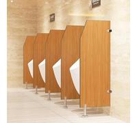 Cloison d'urinoir avec fixations en acier inoxydable, panneau de séparation pour urinoir, écran de séparation pour urinoir, cloison de séparation murale pour toilettes publiques, écran de confide