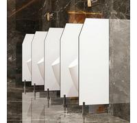 Cloison d'urinoir avec fixations en acier inoxydable, panneau de séparation pour urinoir, écran de séparation pour urinoir, cloison de séparation murale pour toilettes publiques, écran de confide