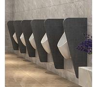 Cloison d'urinoir étanche à fixer au mur pour toilettes pour hommes - Écran de santé publique - Solution d'intimité urinoir axée sur l'hygiène