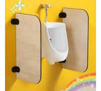 Cloison d'urinoir fixée au Sol, écran de confidentialité étanche pour urinoir Enfant, séparateur de Protection des Toilettes avec Accessoires pour écoles et Jardins d'enfants (Bleu, 600 x 40