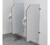 Cloison d'urinoir murale pour urinoir pour homme, cloison pour salle de bain et toilettes dans les écoles, centres commerciaux et institutions publiques, 4 pièces