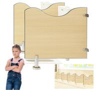 Cloison d'urinoir pour enfants avec matériel de montage en acier inoxydable - Brise-vue pour homme - Convient pour les hôtels, les écoles, les centres commerciaux et les établissements publics - 1