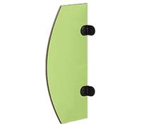 Cloison d'urinoir pour enfants - Paravent mural - Brise-vue pour urinoir - Facile à installer - Pour écoles et jardins d'enfants - Vert - 60 x 30 cm - 2 pièces