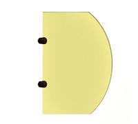 Cloison d'urinoir, Séparateur d'écran d'urinoir de toilette, diviseur d'écran de confidentialité de dessin animé pour enfants, cloison d'urinoir de protection d'écran de protection de toilette ( Color