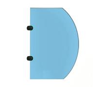 Cloison d'urinoir, Séparateur d'écran d'urinoir de toilette, diviseur d'écran de confidentialité de dessin animé pour enfants, cloison d'urinoir de protection d'écran de protection de toilette ( Color