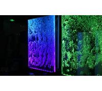 Cloison Étagère Armoire Mur d'eau Colonne Murs LED 120x200 Murs d'eau Waterwall