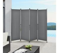 Cloison extérieure 170x215cm Paravent pare-vue mur espagnol jardin gris moyen