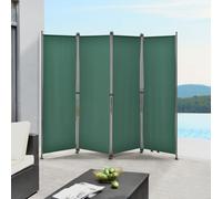 Cloison extérieure 170x215cm Paravent pare-vue mur espagnol jardin vert foncé