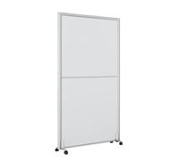Cloison murale pliable, panneau d'intimité autoportant avec roues verrouillables pour bureau, chambre à coucher et séparateur de pièce