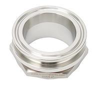 Cloison sans soudure à trois pinces de 5,1 cm, raccord de compression de cloison, cloison sans soudure en acier inoxydable, équipement de brassage de cloison de bouilloire, raccord de compression de