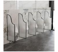 Cloison Séparation Toilettes Publiques Hommes, Fixée Au Mur, Préserver L'intimité Urinoirs - Idéale Les Écoles Maternelles,Les Centres Commerciaux Et Les Lieux Publics (1 Pièce)(Zwart)