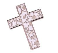 Cloisonne Craft Croix Pin pour projets de tissu en alliage