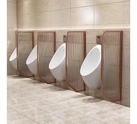 Cloisons de séparation de Bureau en Verre trempé - Cloison Murale pour urinoir, Design Minimaliste Moderne pour espaces publics