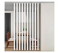 Cloisons de séparation en Lattes de Bois réglables, du Sol au Plafond : idéales pour séparer Les pièces à Vivre, Les Halls d’entrée, Les Restaurants et Les Bureaux. Optimisez Votre Espace et