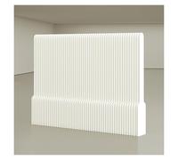 Cloisons De Séparation Rétractables En Papier, Cloisons De Bureau Pliantes Et Écrans De Confidentialité Pliants, Paravent Intérieur, Pour Bureau D'entreprise(White,150x24x100-200cm)