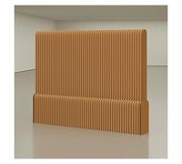 Cloisons De Séparation Rétractables En Papier, Cloisons De Bureau Pliantes Et Écrans De Confidentialité Pliants, Paravent Intérieur, Pour Bureau D'entreprise(Brown,150x24x100-200cm)