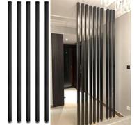 Cloisons murales du sol au plafond, écrans de séparation de pièce, poteau for la décoration l'entrée la maison, pas besoin percer(5pcs,135cm/53in/4ft)