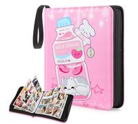 CLOKORIA Classeur avec 50 Pages de 900 Cartes, Organisateur pour Cartes de Jeu TCG (Botella de Leche, 900 Bolsillos)