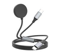 Clolasa Câble de charge USB C 2 en 1 multi-rapide pour Samsung Galaxy Watch 7/FE/Ultra/6/6 Classic/5/5 Pro/4/4 classic/3/Active 2/Active et Galaxy S24/S23/S22/21/20 Note - 1,2 m