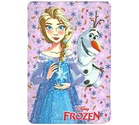 Clondo Couverture Plaid pour Enfants, pour Frozen et La Reine des Neiges Fan, Doublure en Polaire Douce pour Fille, Idée Cadeau, Gadget, Super Doux
