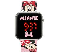 Clondo Montre numérique LED pour enfant et fille, fonction date, format 12/24 heures, gadgets officiel, cadeau, Minnie.
